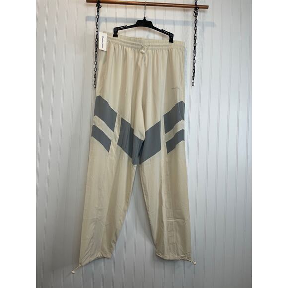 NWT Outdoor Voices Womens Pants Eggshell & Granite High Waist Pull On Size L - Picture 2 of 7